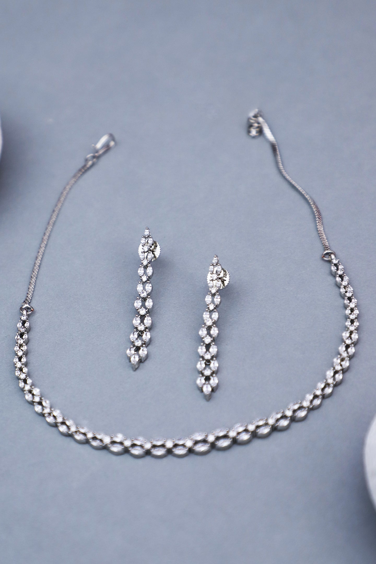 Sparkle Line Necklace Set