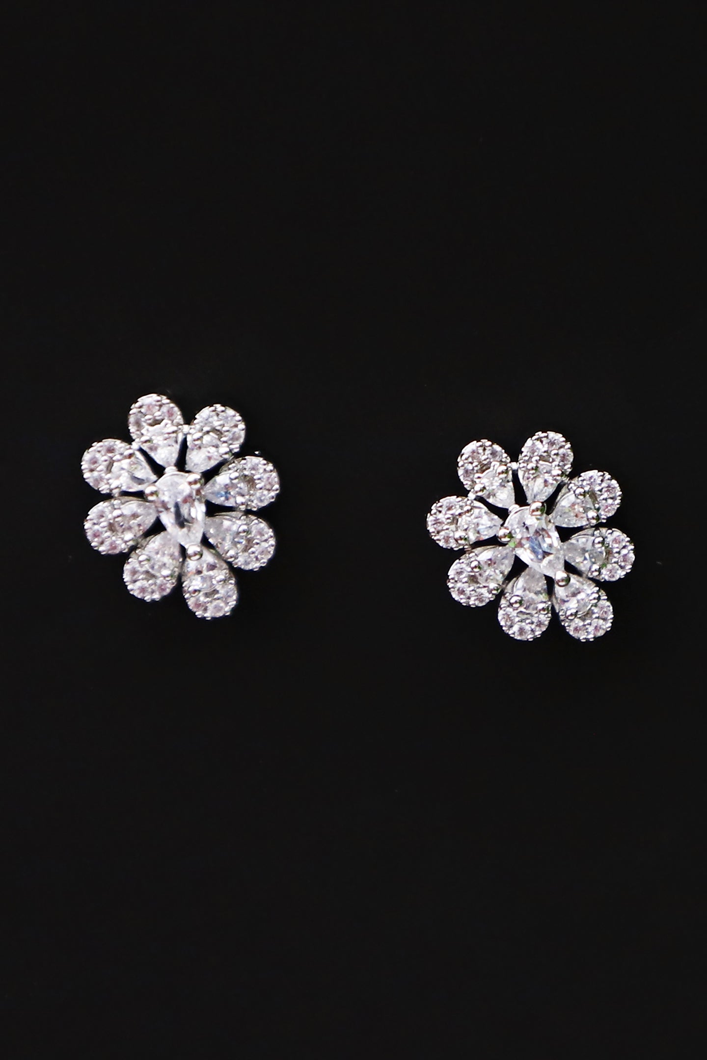 Silver Petal Earring