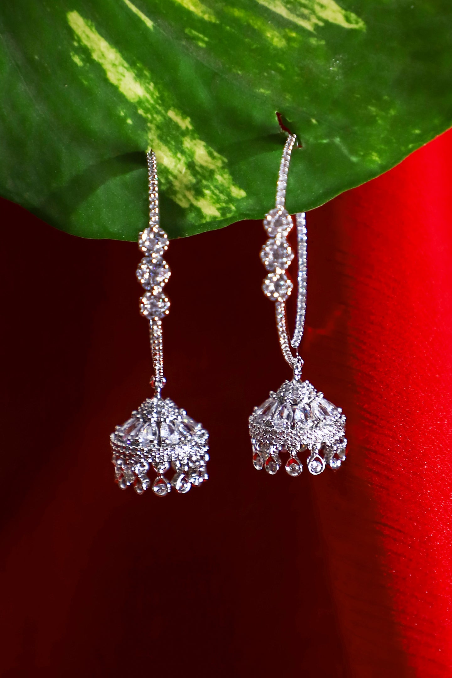 Alishba Hoop Jhumka Earrings