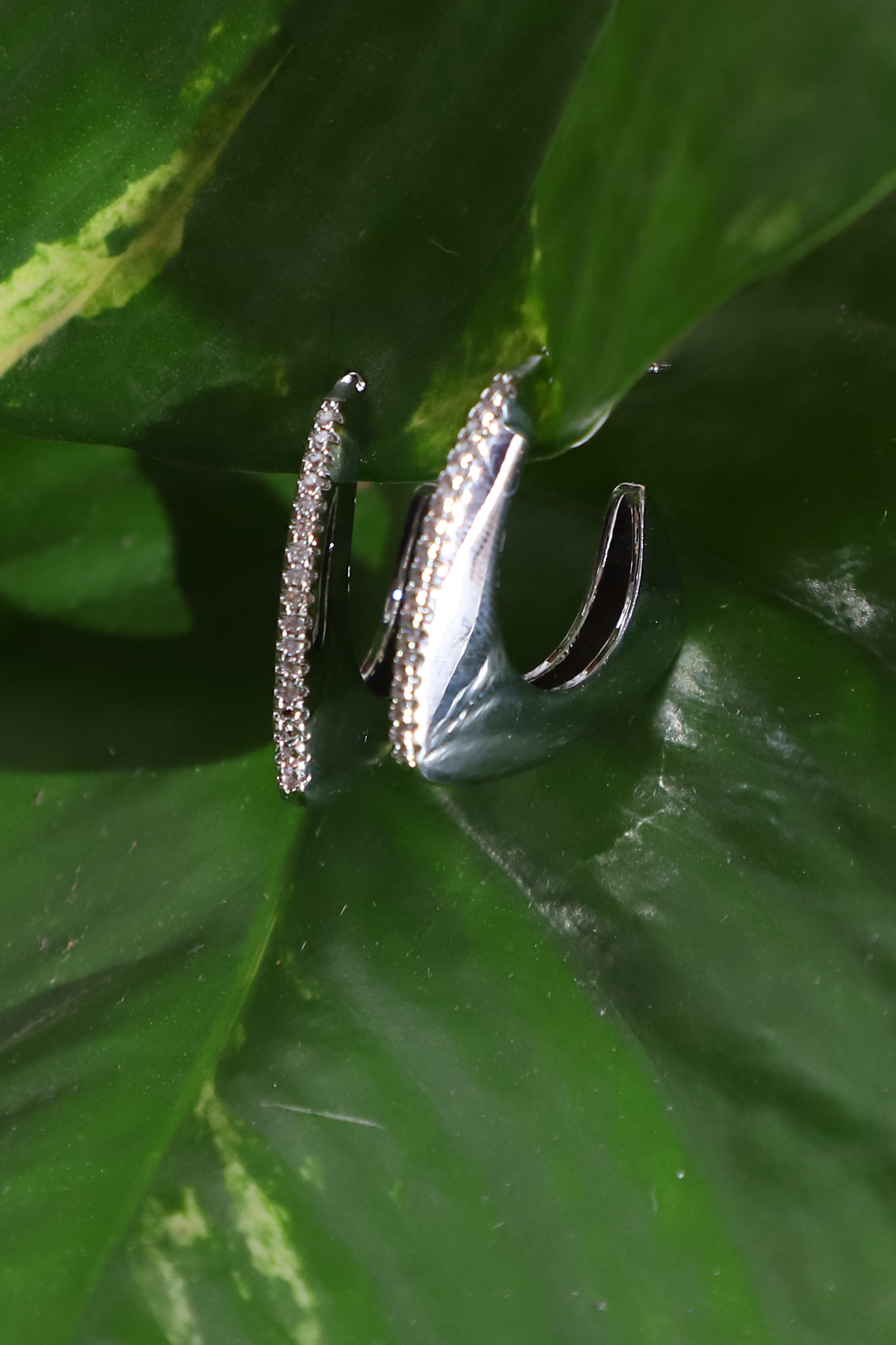 Glimmering Horizon Hoops