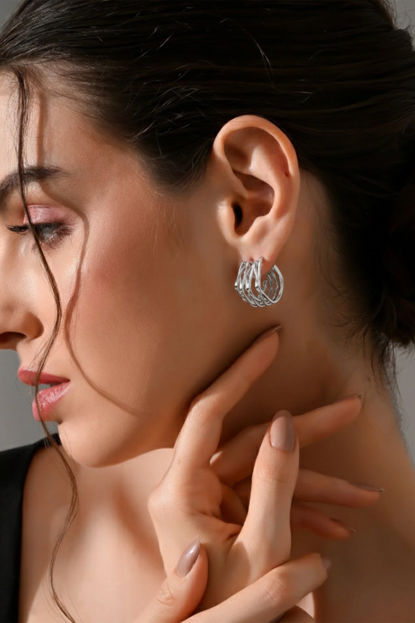 Maya C Hoop Earrings