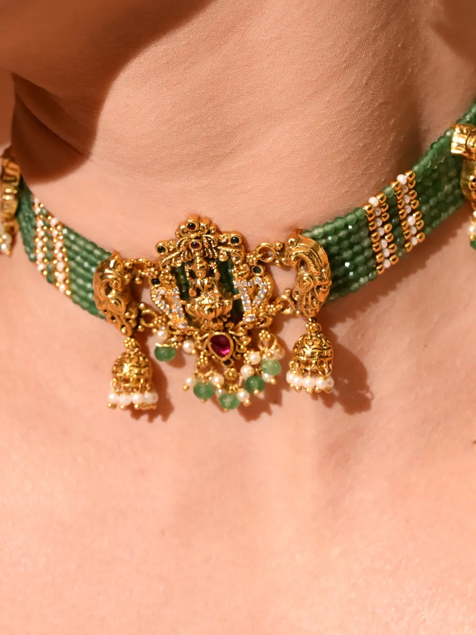 Emerald Devotion Choker Set