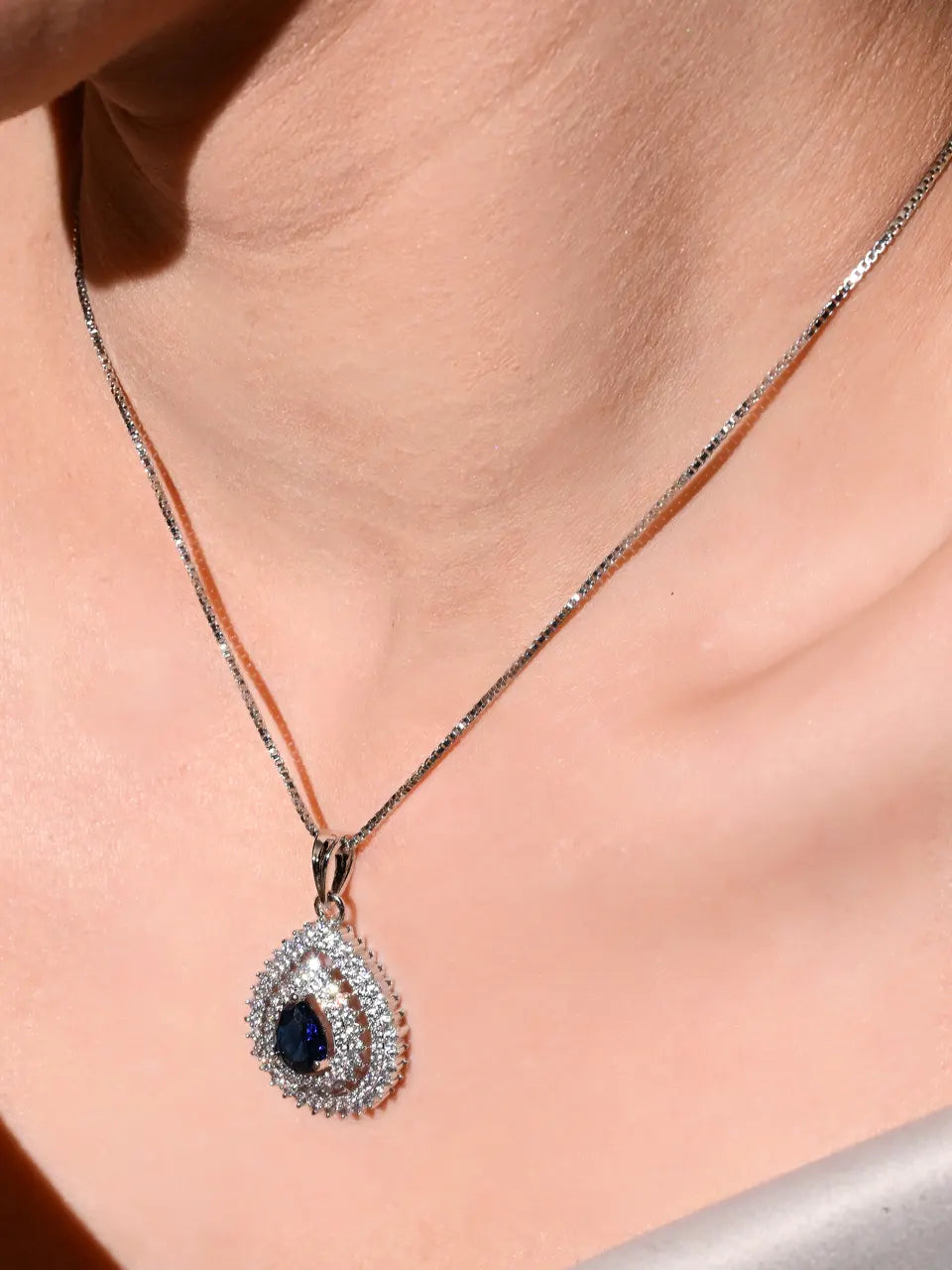 Midnight Teardrop Elegance Set