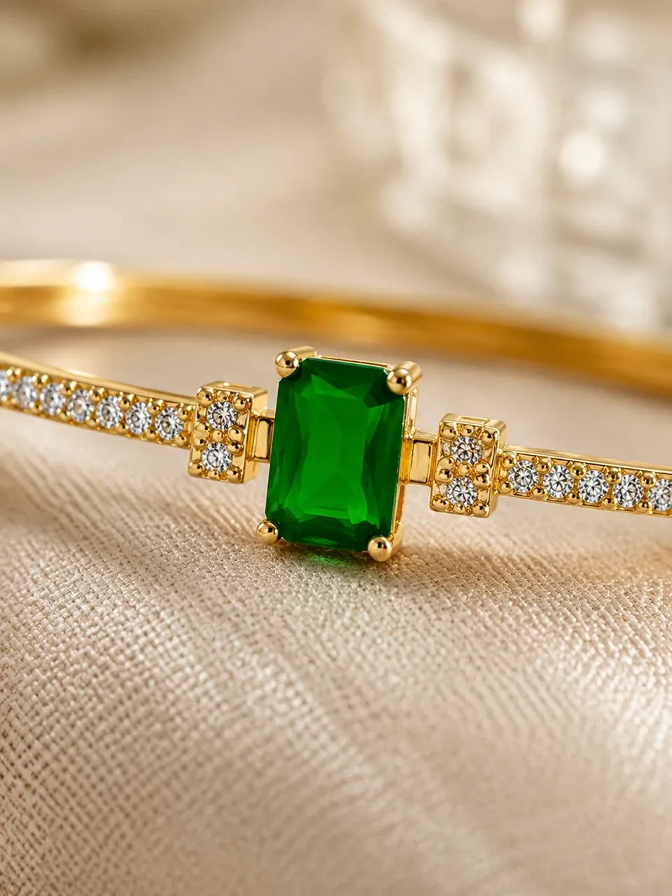 Emerald Luxe Crystal Bracelet