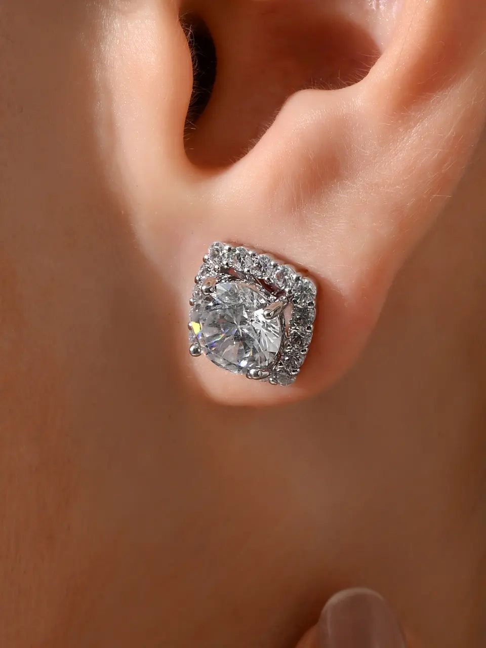 Celestial Shine Solitaire Studs