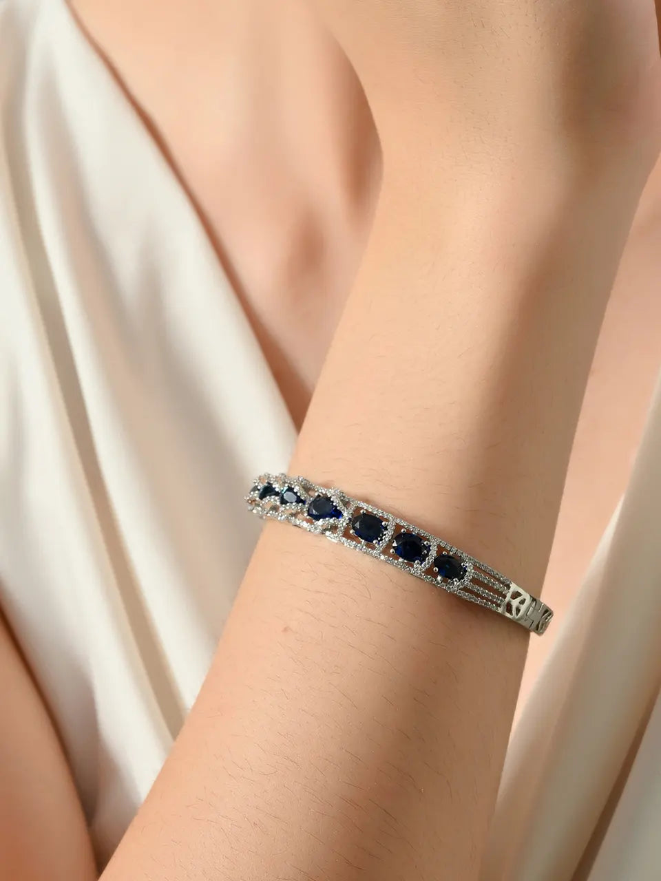 Midnight Sapphire Sparkle Bracelet