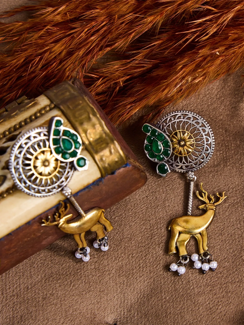 Sylvan Serenade Antique Earrings