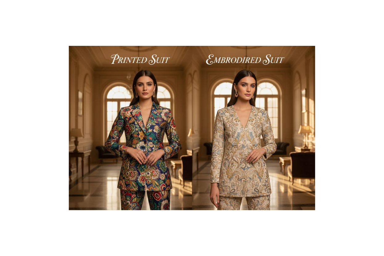 Printed vs Embroidered Suits – Which One to Choose?