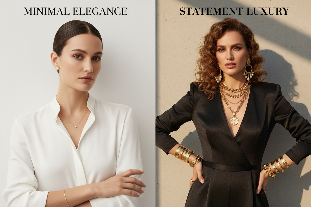 Minimal vs Statement Jewellery: How to Pick the Right One for Your Outfit