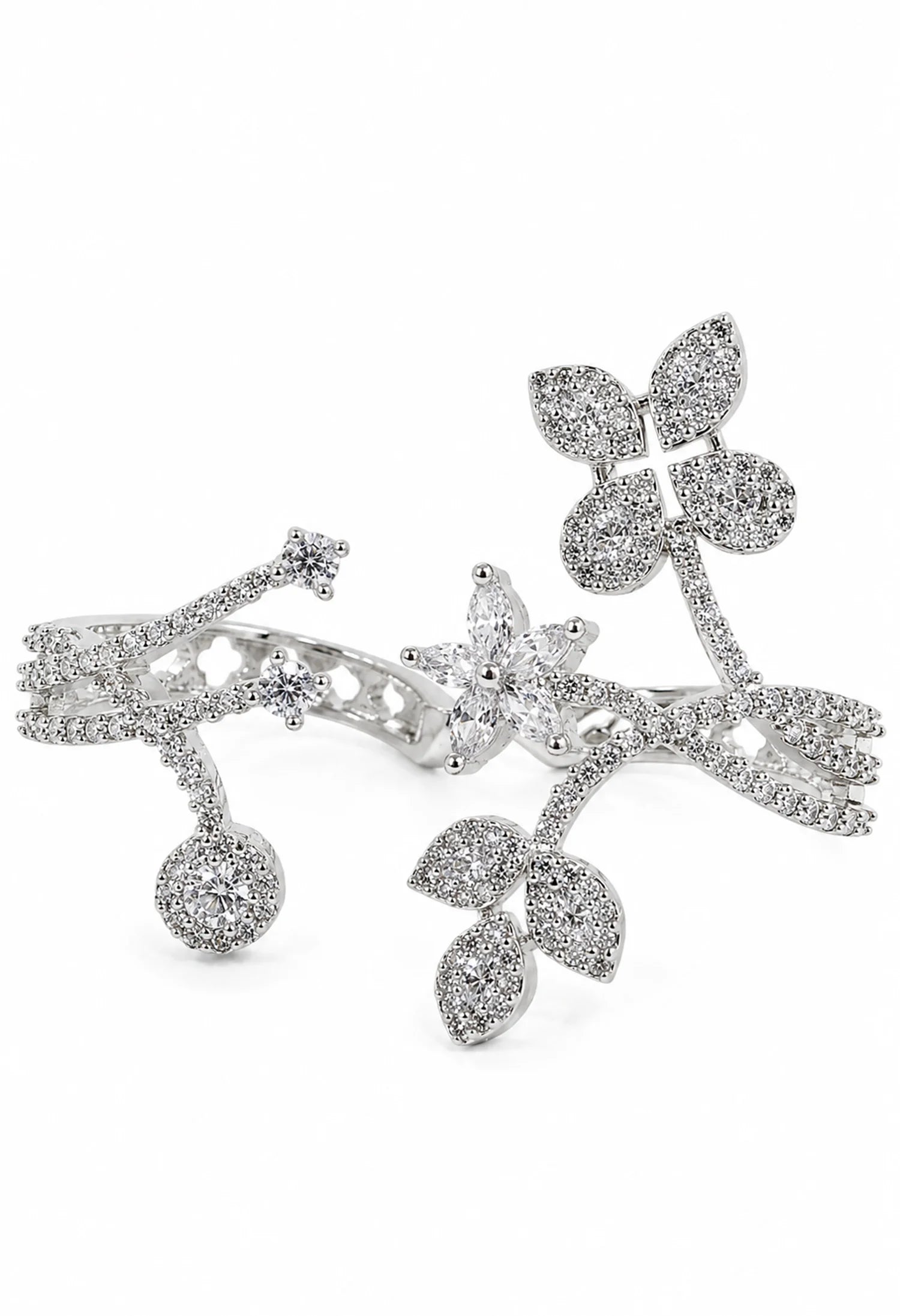 Bloom Vine Sparkle Ring