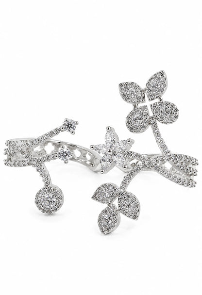 Bloom Vine Sparkle Ring