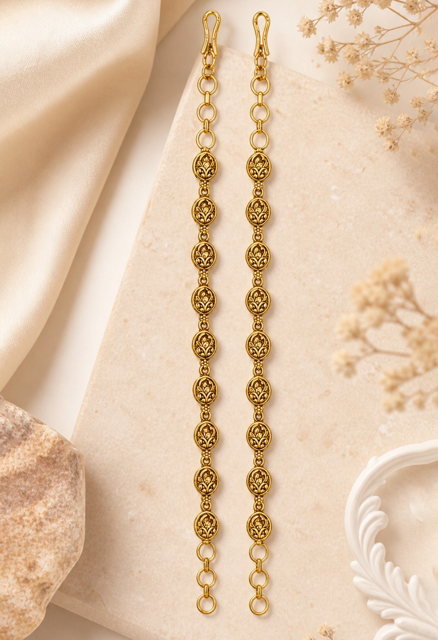 Heritage Paisley Ear Chain