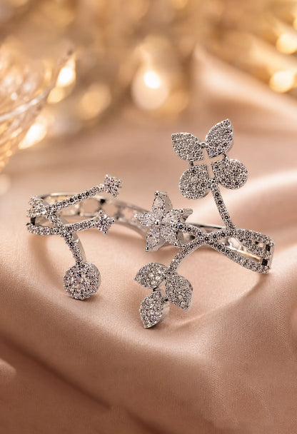 Bloom Vine Sparkle Ring