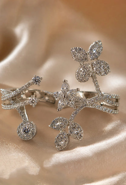 Bloom Vine Sparkle Ring