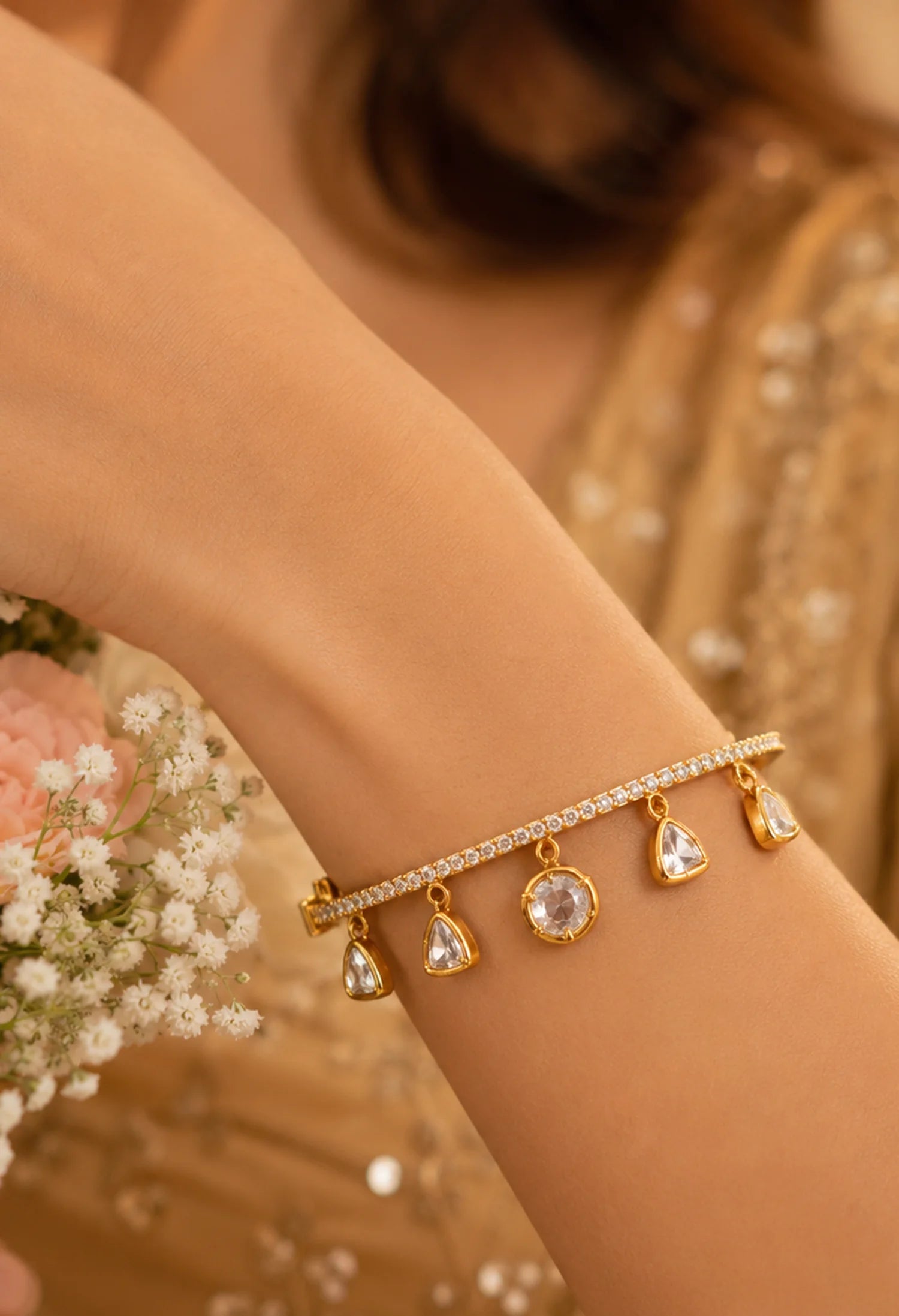 Crystal Charm Radiance Bracelet