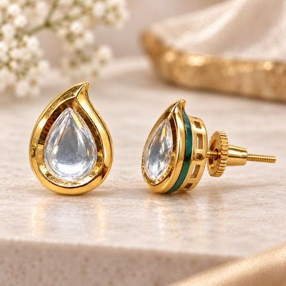 Crystal Dew Stud Earrings