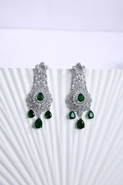 Graceful Green Elegance Earrings