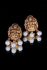 Load image into Gallery viewer, Adya Temple Earrings
