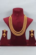 Load image into Gallery viewer, Multilayer Gold Plated Necklace Set 