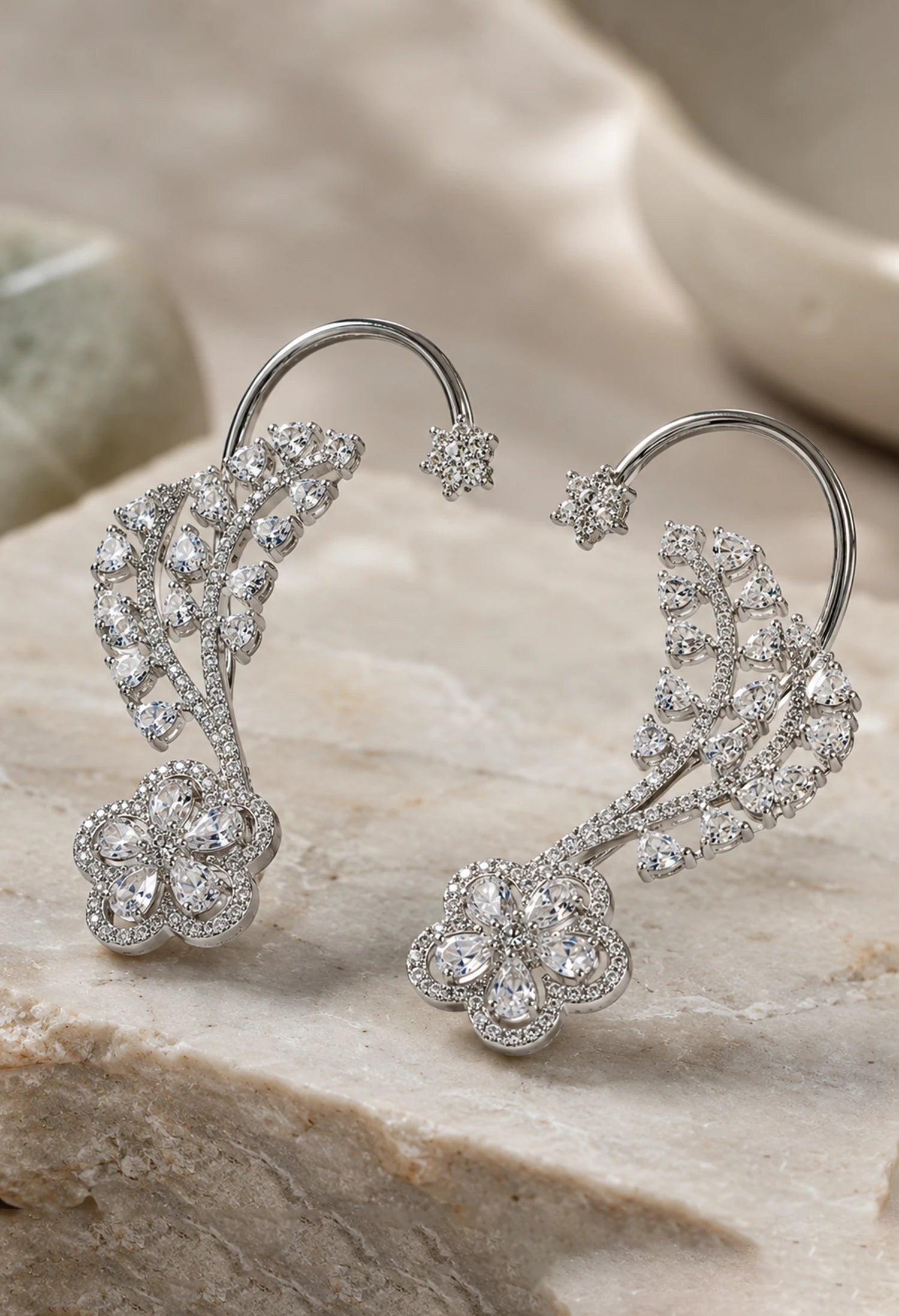 Blossom Vine Ear Cuffs