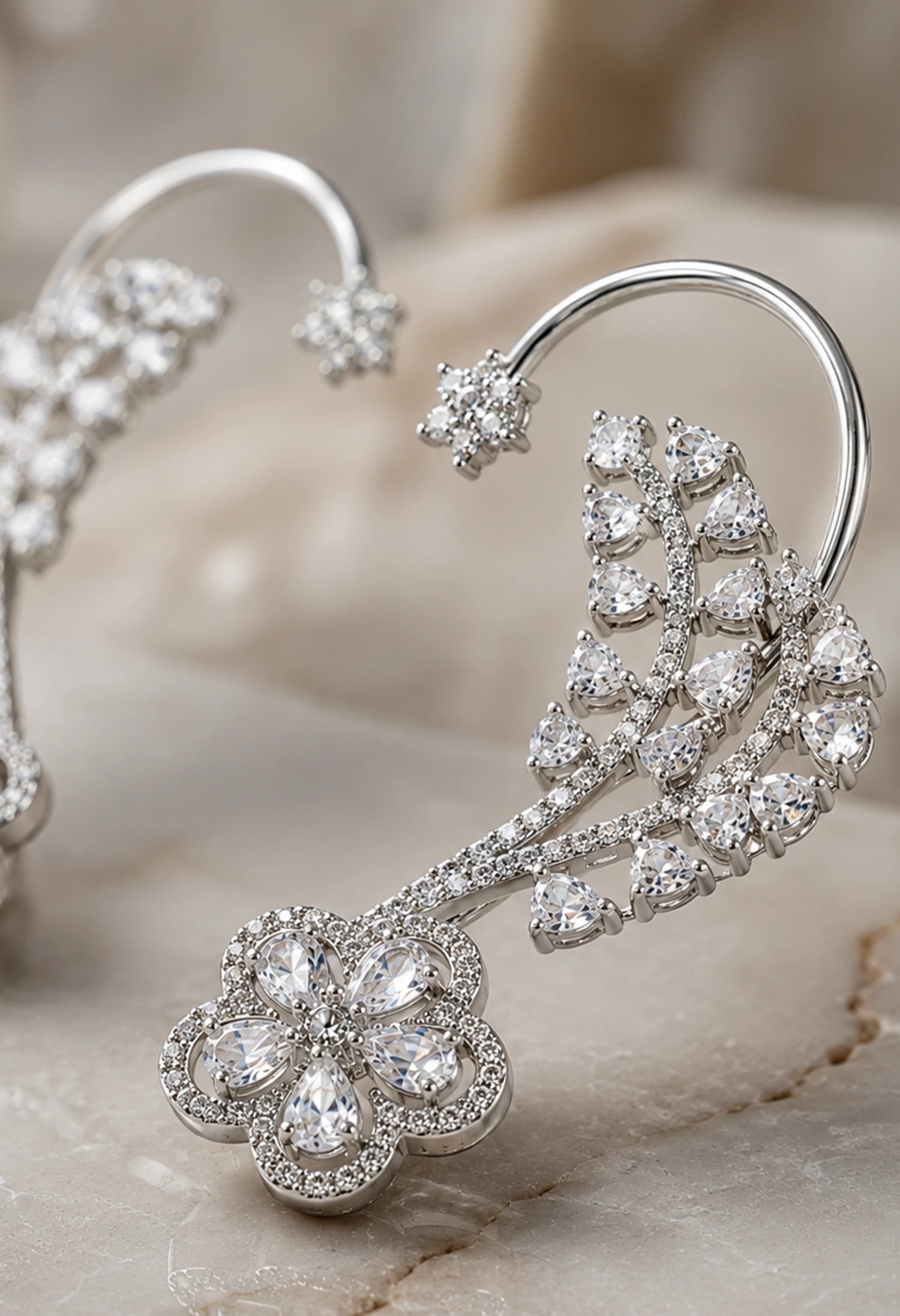Blossom Vine Ear Cuffs