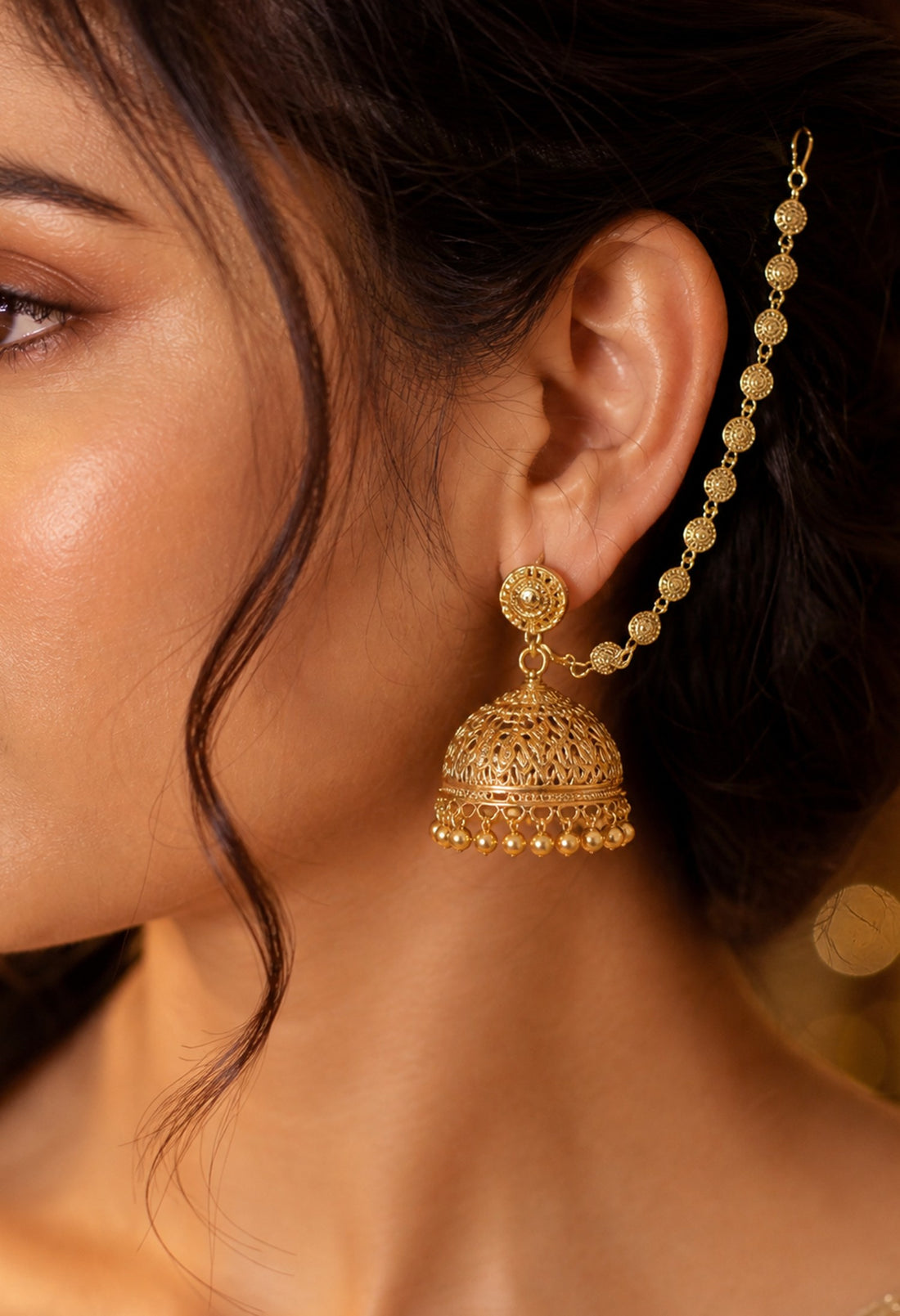 Sun Disc Heritage Ear Chain