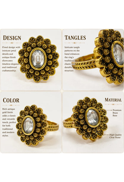 Noor Petal Ring