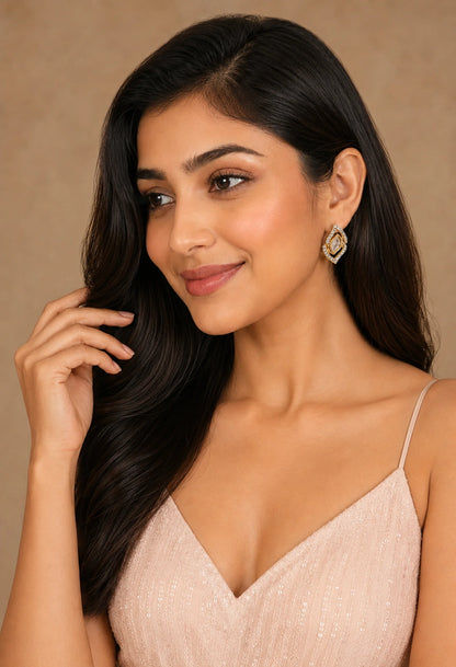 Celeste Leaf Studs