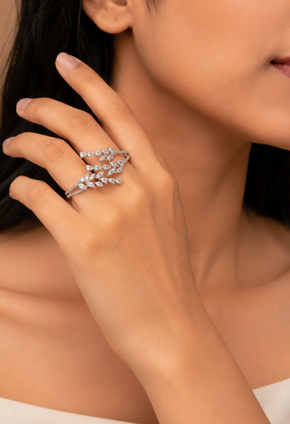 Crystal Vine Ring