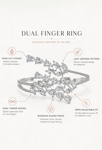 Crystal Vine Ring