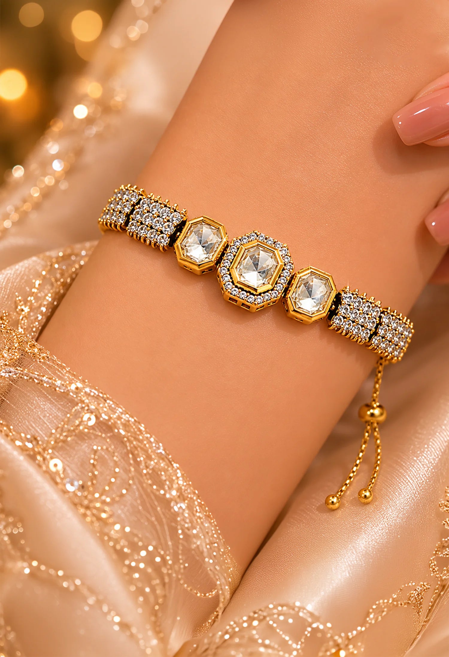 Royal Glow Crystal Bracelet