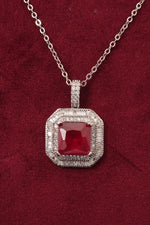 Load image into Gallery viewer,  Red Pendant Chain Necklace Set 
