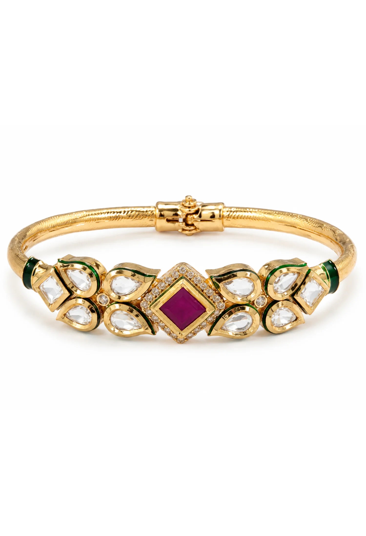 Emerald Royale Kada Bracelet