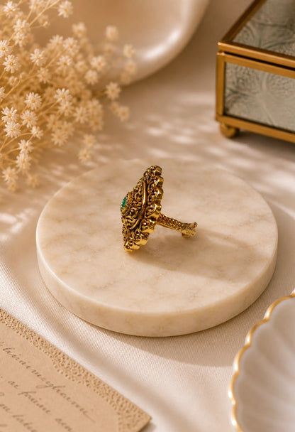 Royal Teardrop Ring