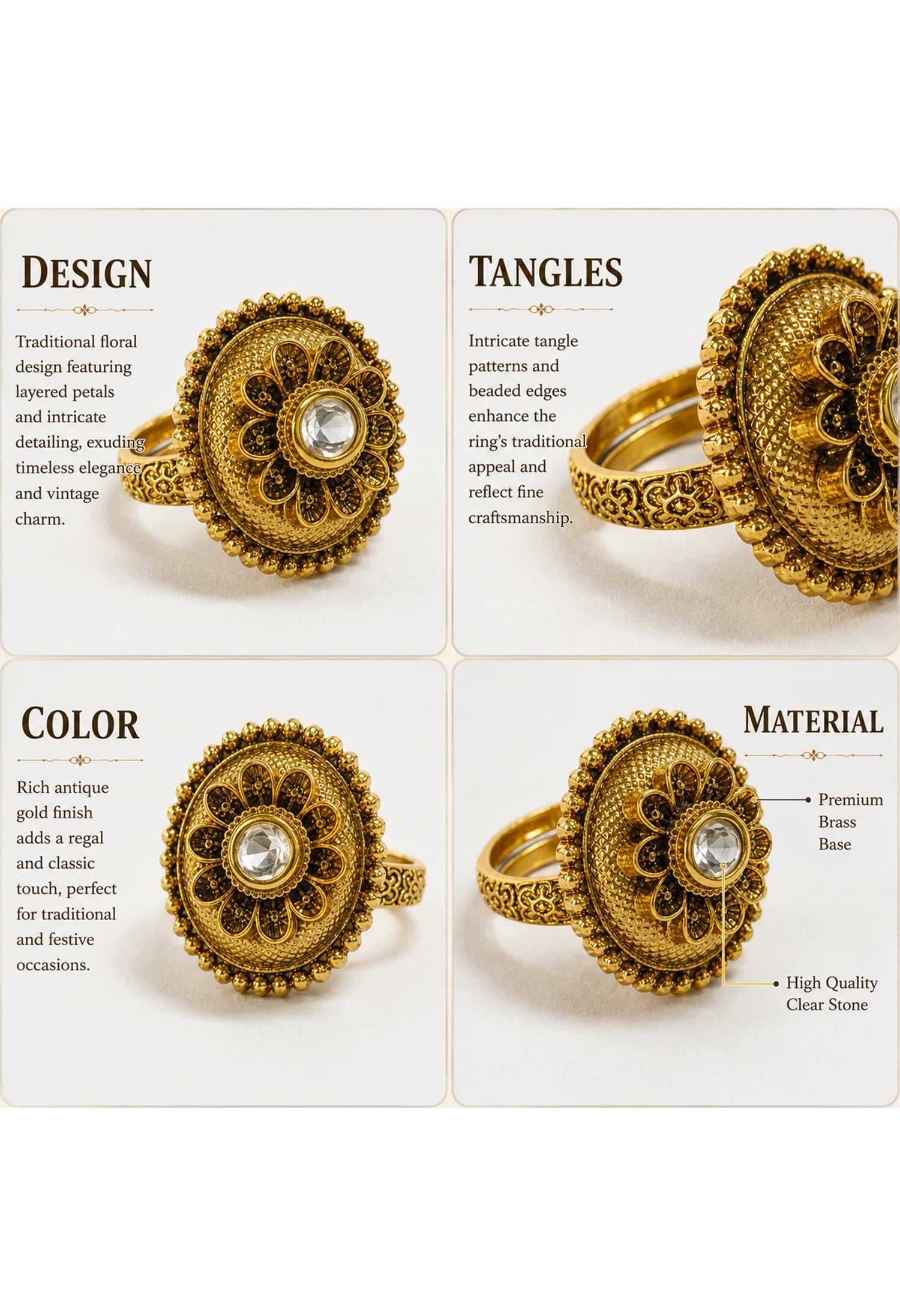 Varnika Dome Ring