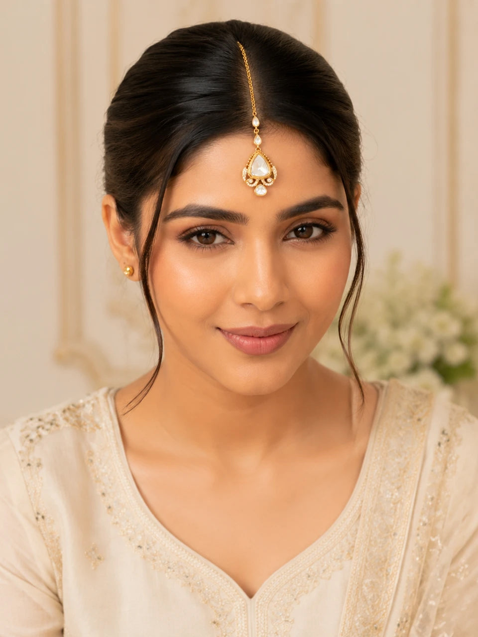 Royal Kundan Maang Tikka
