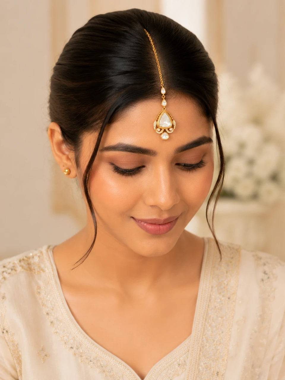 Royal Kundan Maang Tikka