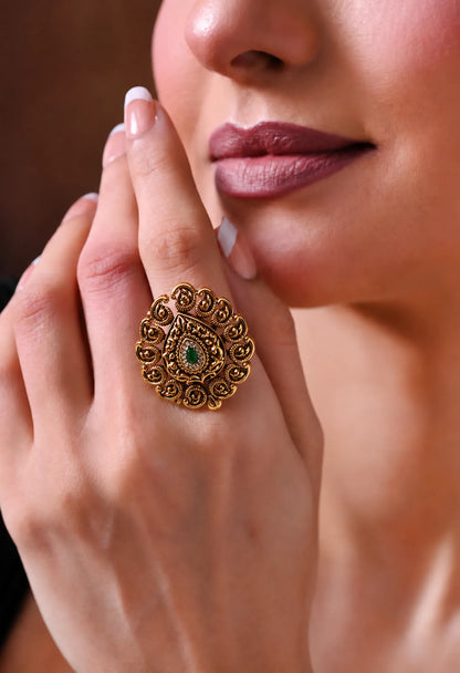 Royal Teardrop Ring