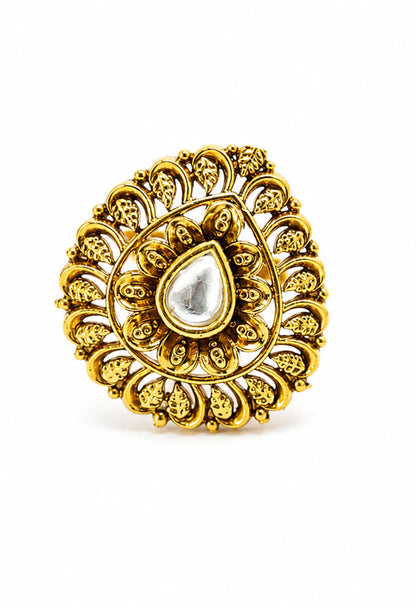 Meher Teardrop Ring
