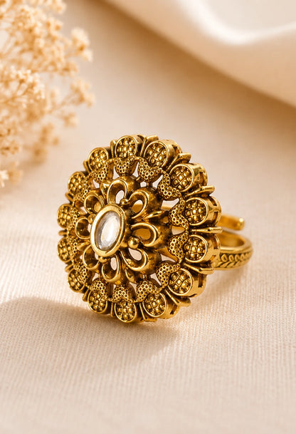 Noor Bloom Adjustable Ring