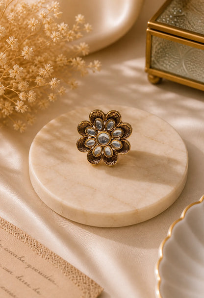 Golden Bloom Ring