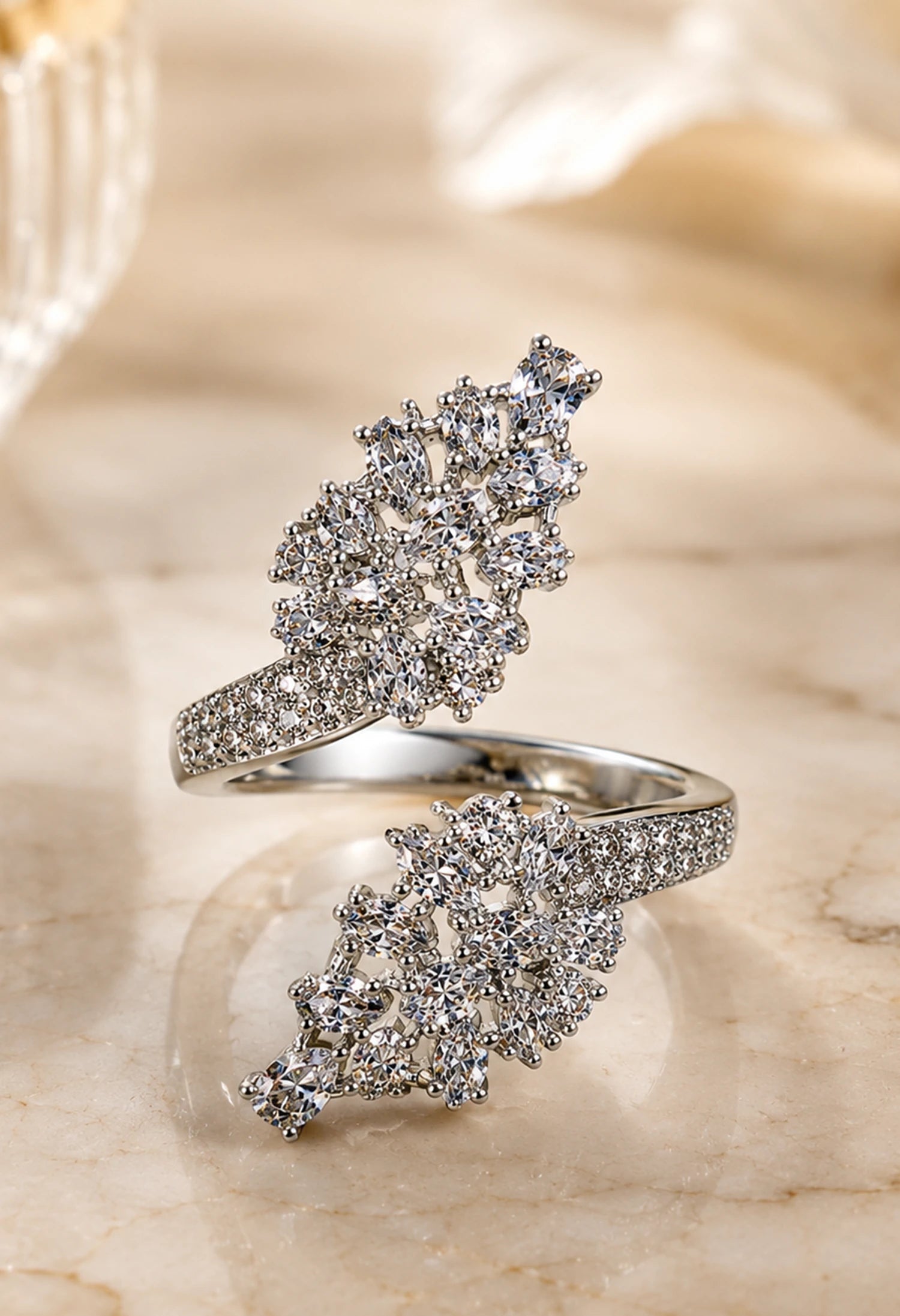 Frost Bloom Ring