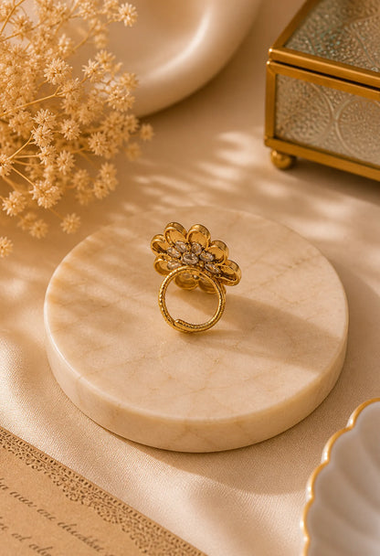 Golden Bloom Ring