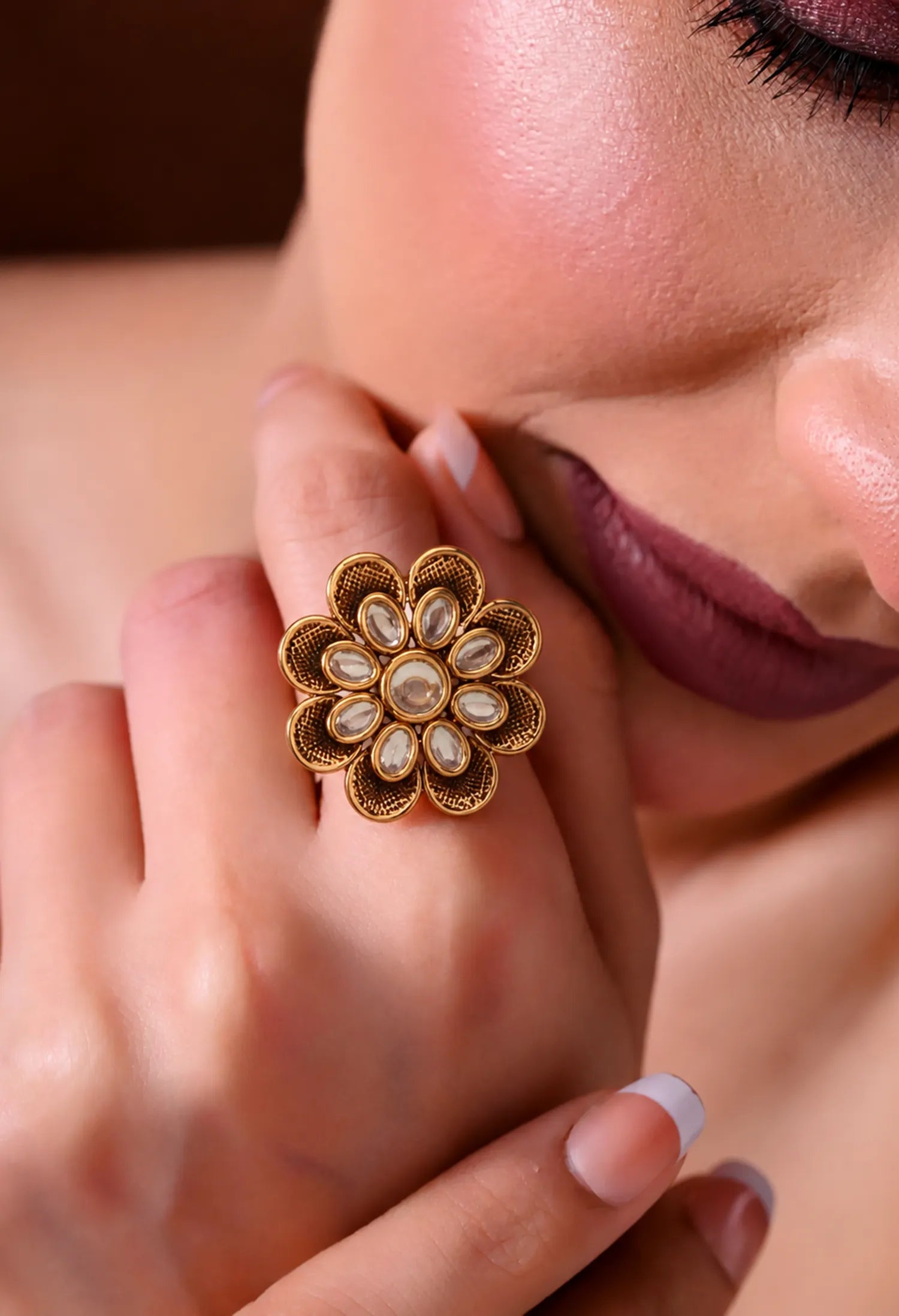Golden Bloom Ring