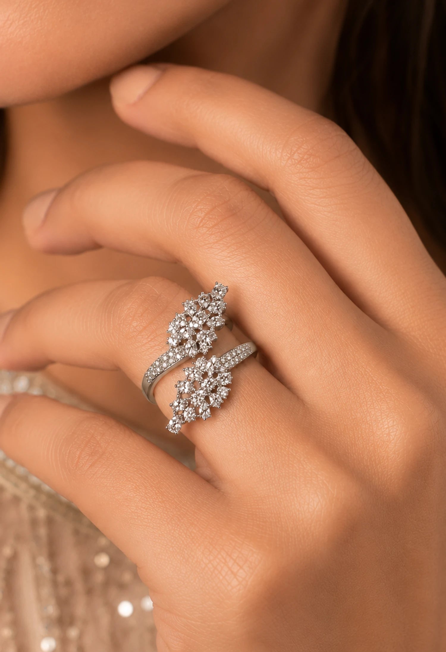 Frost Bloom Ring