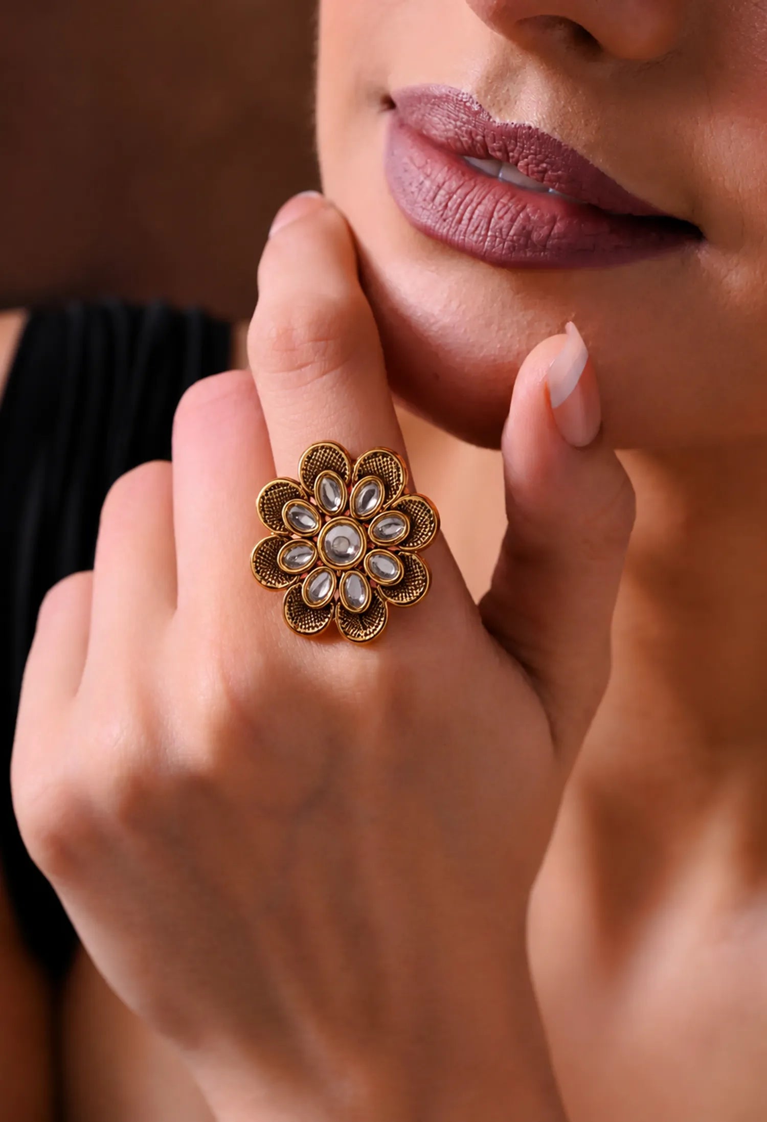Golden Bloom Ring