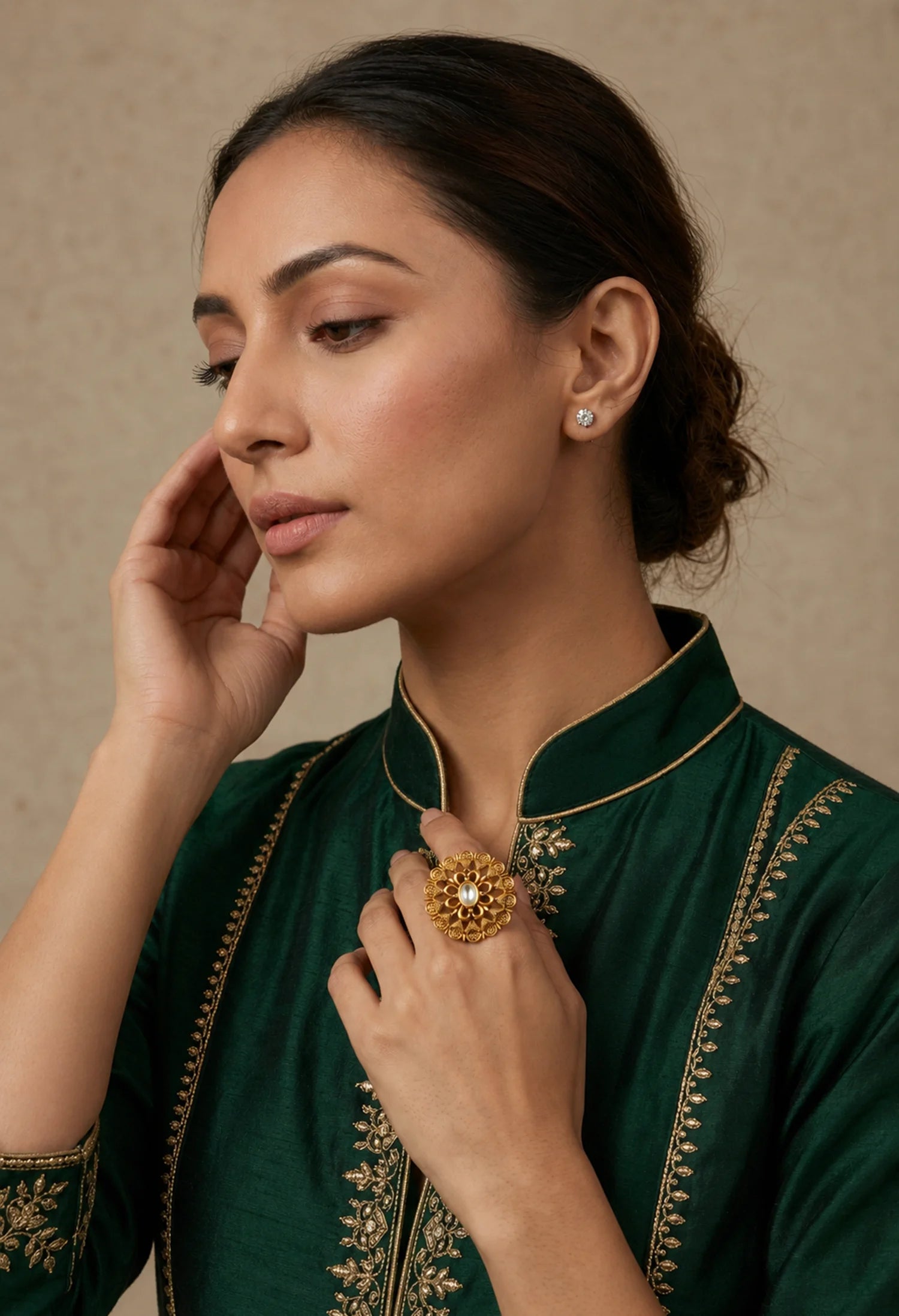 Noor Bloom Adjustable Ring