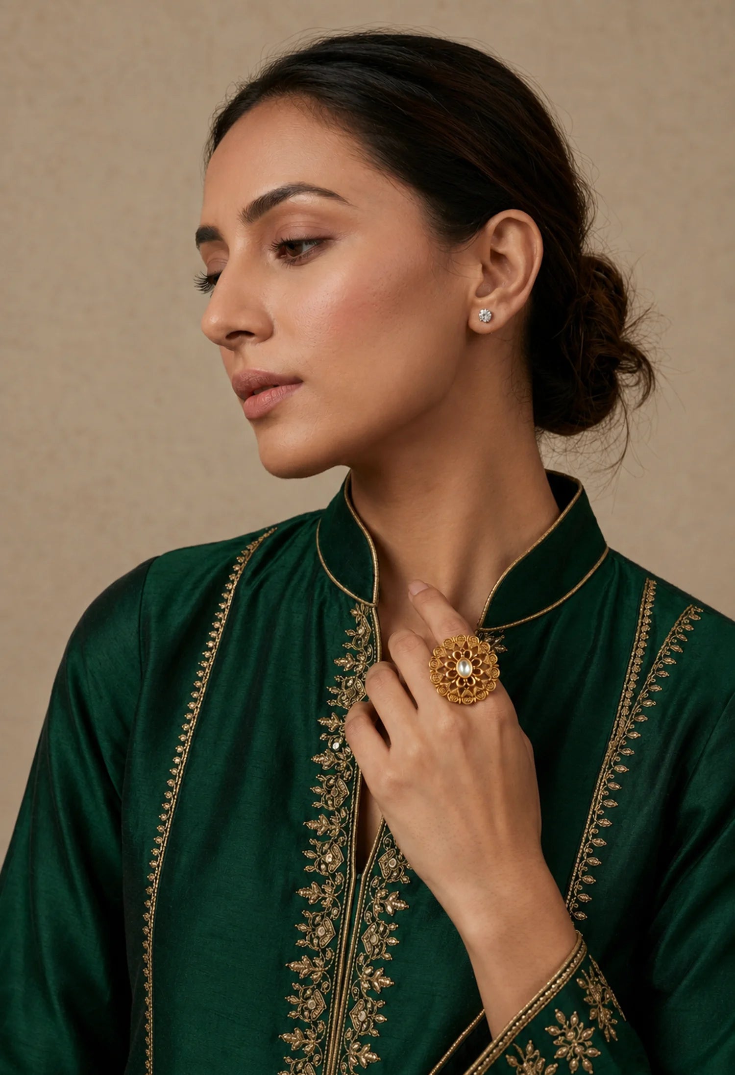 Noor Bloom Adjustable Ring