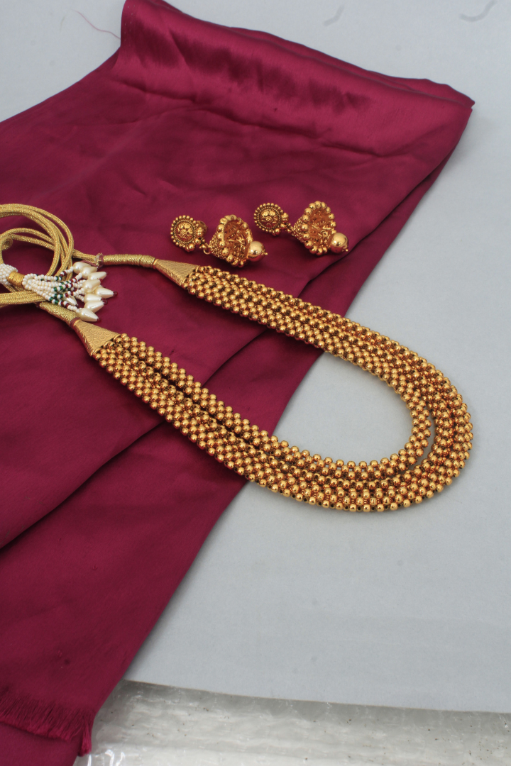 Multilayer Gold Plated Necklace Set 