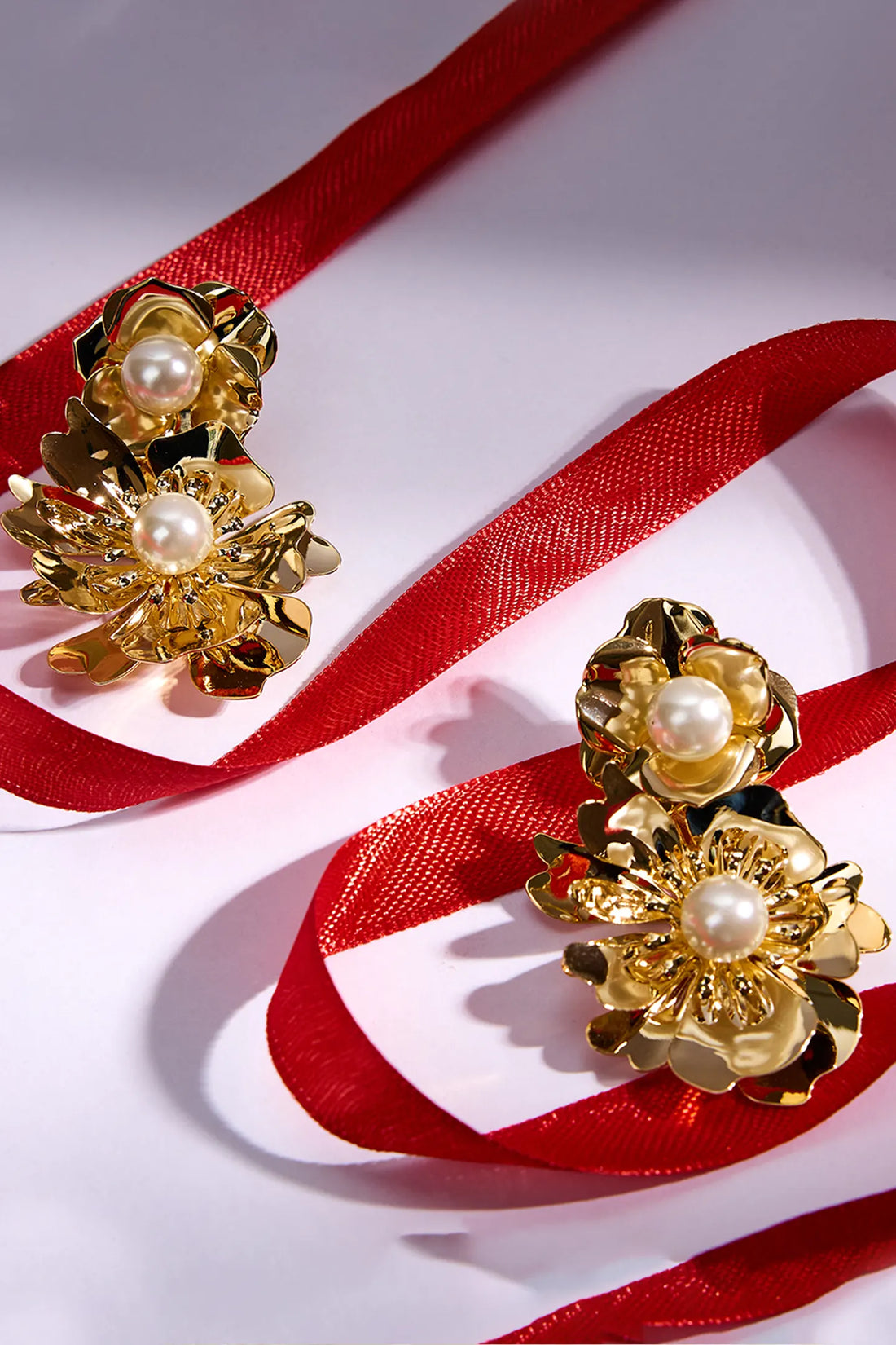 Floral Pearl Earrings